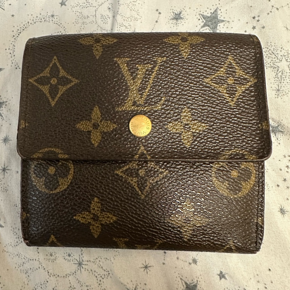 Louis Vuitton Brown and Gold Monogram Wallet